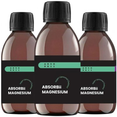 3× ABSORBii MAGNESIUM lipozomální hořčík 200 ml – Hledejceny.cz