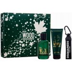 Dsquared² Green Wood EDT 100 ml + sprchový gel 100 ml + klíčenka dárková sada – Hledejceny.cz