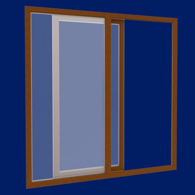 DOMO-OKNA Posuvné dveře PSK plastové zlatý dub/bílá 240 x 220 cm – Sleviste.cz