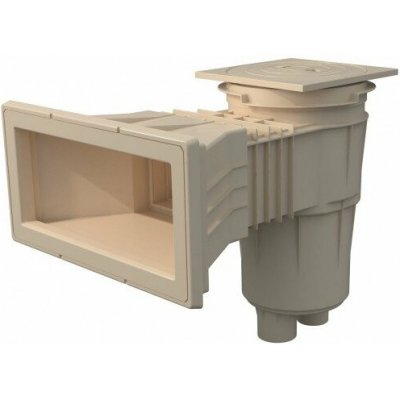 VÁGNER POOL Skimmer 17,5 l široké hrdlo, pro folii 372 x155 mm písková – Zboží Mobilmania