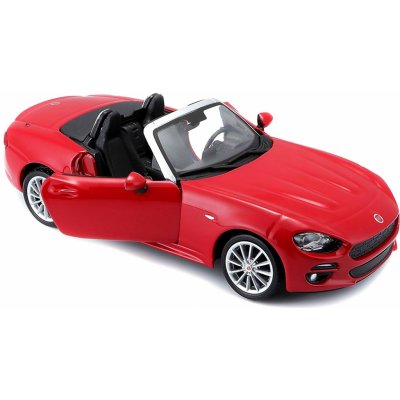 Bburago Fiat 124 Spider 18 21083 červená 1:24 – Zbozi.Blesk.cz