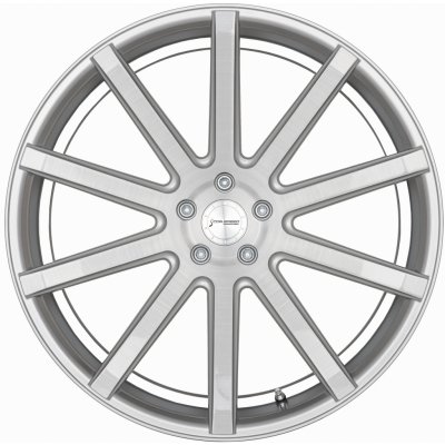 Corspeed Deville 10,5x20 5x114,3 ET40 silver brushed surface trim white – Zboží Mobilmania