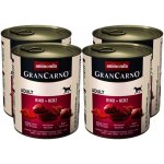 Animonda Gran Carno Original Adult hovězí a srdce 4 x 800 g – Hledejceny.cz