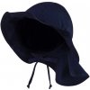 Klobouk Sterntaler dětský UV klobouk flapper plátno UV50+ modrá
