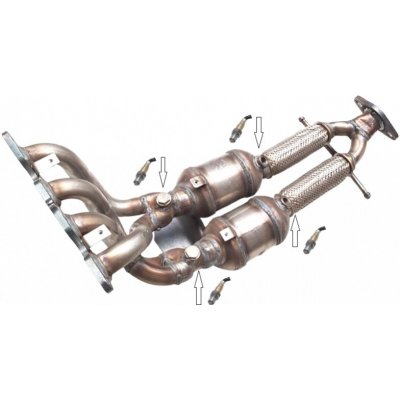 JMJ 1091483Katalyzátor výfuku FORD C-Max 1 (03-10) 1.6Ti-VCT 16V , FORD Focus 2 (04-11) 1.6Ti-VCT 16V , FORD Mondeo 4 (07-15) 1.6 Ti-VCT | Zboží Auto