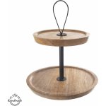 ORION Talíř na cukroví MANGO 24,5 cm s úchytem stojan 2 patra – Zboží Dáma