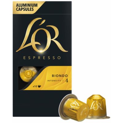 L'OR Biondo kapsle pro Nespresso Original kávovary 10 ks – Zbozi.Blesk.cz