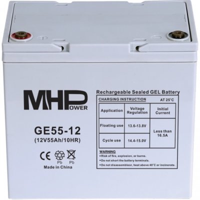 MHPower 12V 55Ah GE55-12 – Zboží Živě