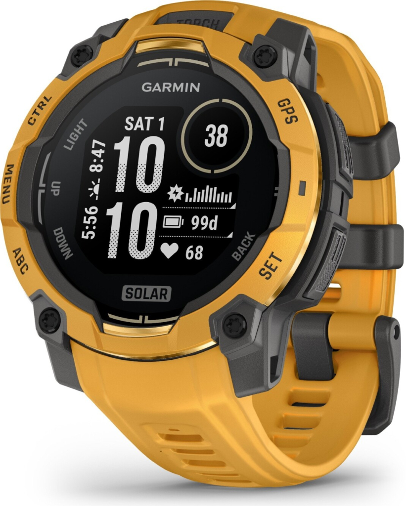 Garmin Instinct 3 45mm Solar Sunburst Sunburst/Grey Band 010-02934-02