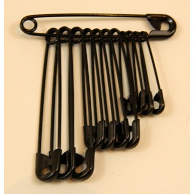 Tkaczik Spínací špendlíky sada Barva: Černá – Zboží Mobilmania