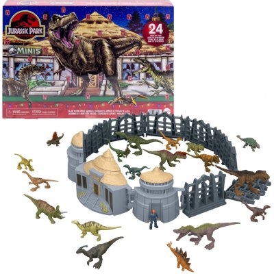 Mattel Jurassic World minis adventní kalendář ostrov dinosaurů (24 dílků) – Hledejceny.cz