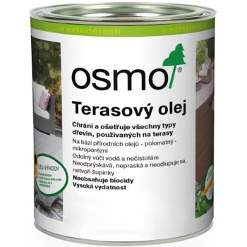 Osmo 007 Terasový teakový olej 2,5 l bezbarvý