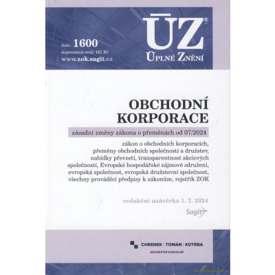ÚZ 1600 Obchodní korporace – Zboží Mobilmania