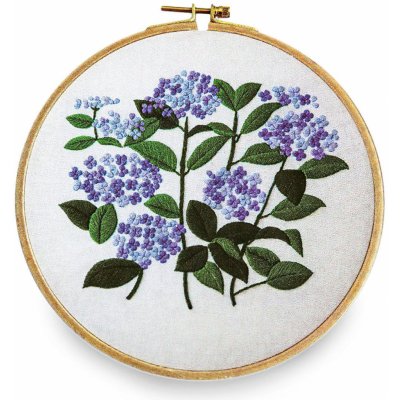 Stoklasa Vyšívací sada s předtištěným motivem 380637 1 fialové květy s listy 15x22cm – Zboží Dáma Stoklasa Vyšívací sada s předtištěným motivem 380637 1 fialové květy s listy 15x22cm – Zboží Dáma