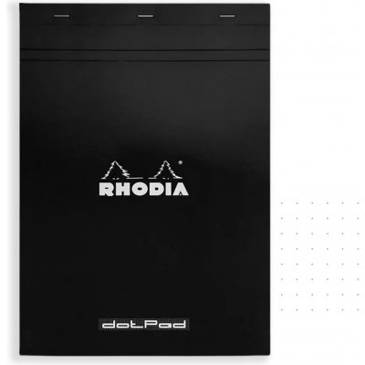 Rhodia Blok N°18 černý A4 tečkovaný – Zboží Dáma