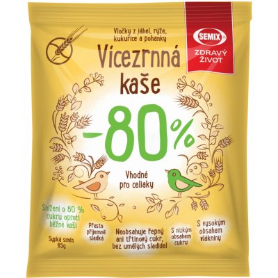 Semix Vícezrnná kaše 80% 65 g – Zboží Mobilmania