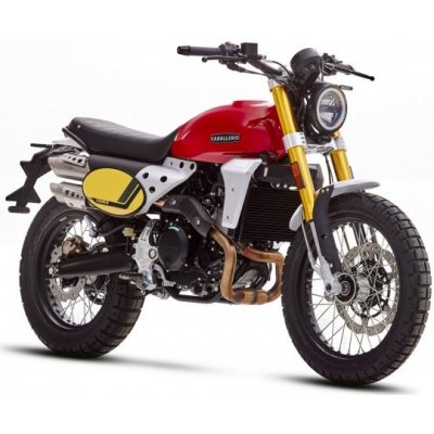 Fantic CABALLERO 500 Scrambler MY24 Modrá – Sleviste.cz