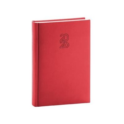 Aprint A5 Denní 2026 červená – Hledejceny.cz