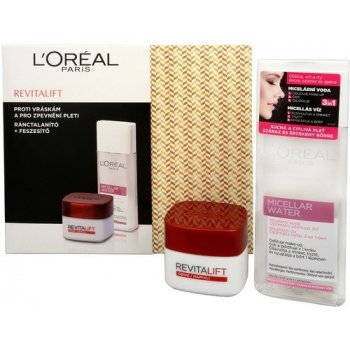 L'Oréal Paris Revitalift Classic Denní krém proti vráskám 50 ml + micelární voda Sublime Soft 200 ml dárková sada