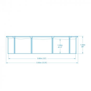 Bestway Hydrium 3,6 x 1,2 m 56574