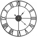 Iso Trade Retro nástěnné hodiny - černé – Zboží Dáma