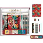 CurePink: Set školních potřeby Harry Potter: Stand Together blok pastelky propiska tužka pravítko guma ořezávátko penál [SR73454] – Sleviste.cz