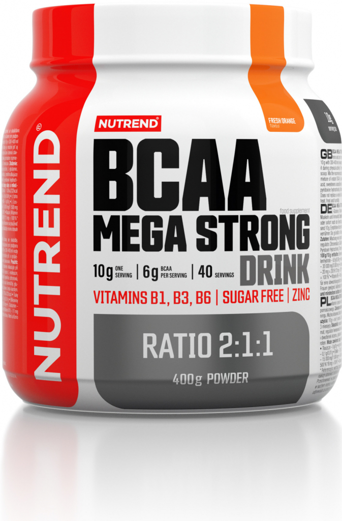NUTREND BCAA Mega Strong Drink 400 g od 470 Kč - Heureka.cz