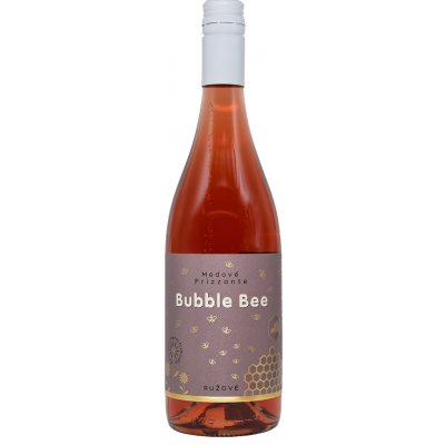 APIMED Bubble Bee 9% Medové Frizzante růžové rybíz 0,75l – Zboží Dáma