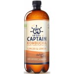 Captain Kombucha zázvor a citron BIO 1 l – Zboží Dáma