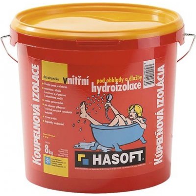 Hydroizolace HASOFT Koupelnová izolace vnitřní pod obklady a dlažby 8 kg – Zboží Mobilmania