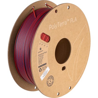 Polymaker PolyTerra PLA Dual Mixed Berries červená-tmavě modrá 1,75mm 1kg – Zboží Živě