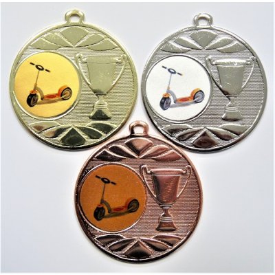Koloběžka medaile DI5003-L216 – Zboží Mobilmania