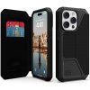 Pouzdro a kryt na mobilní telefon Apple Pouzdro Urban Armor Gear UAG Metropolis Folio iPhone 14 Pro, kevlar černé