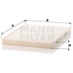 Filtr, vzduch v interiéru MANN-FILTER CU 27 004 – Hledejceny.cz