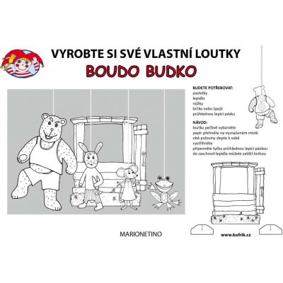 MARIONETINO Boudo Budko Papírové loutky ke stažení – Zboží Dáma