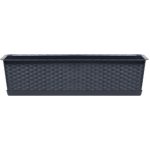PROSPERPLAST Truhlík s miskou RATOLLA CASE 68,5x17,3 cm antracit – Zboží Dáma
