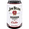 Míchané nápoje Jim Beam Bourbon & whisky and Cola 4,5% 0,33 l (holá láhev)