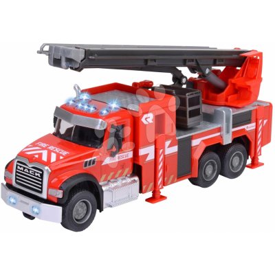 Majorette Autíčko hasičské Mack Granite Fire Truck kovové se zvukem a světlem 22 cm – Zbozi.Blesk.cz