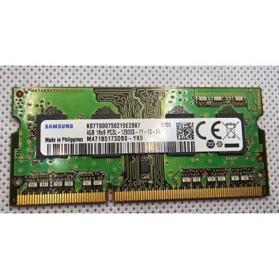 Samsung DDR3 4GB 1600MHzL M471B5173DB0-YK0 – Zbozi.Blesk.cz