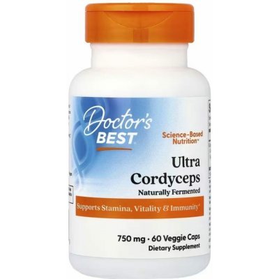 Doctor's Best Doctor’s Best Ultra Cordyceps Plus 750 mg 60 rostlinných kapslí – Hledejceny.cz