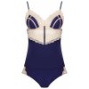 Dámské erotické body LivCo Corsetti Fashion Set Amilgrim Navy Blue