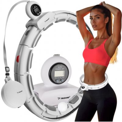 Trizand Hula hoop s výstupky 35 cm bílý – Zboží Dáma