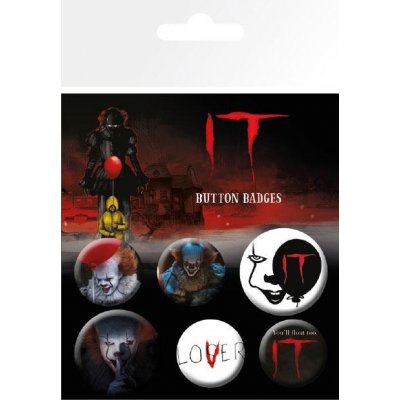 Pyramid International Odznáčky Pennywise 6 ks – Zboží Dáma