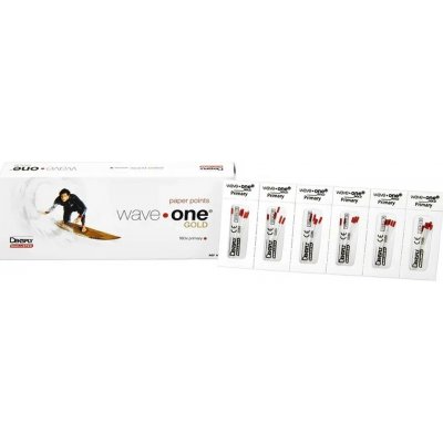Dentsply Sirona WaveOne® Gold Absorbent Points Papírové Čepy Primary180ks – Hledejceny.cz