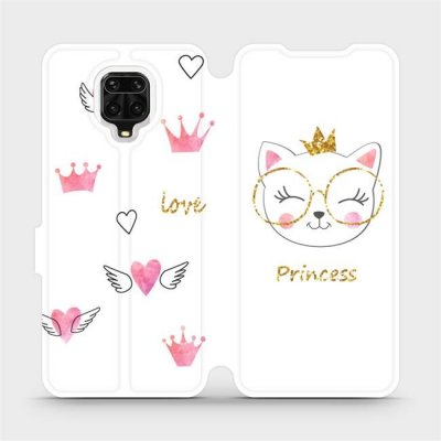 Pouzdro Mobiwear parádní flip Xiaomi Redmi Note 9 Pro - MH03S Kočička princess