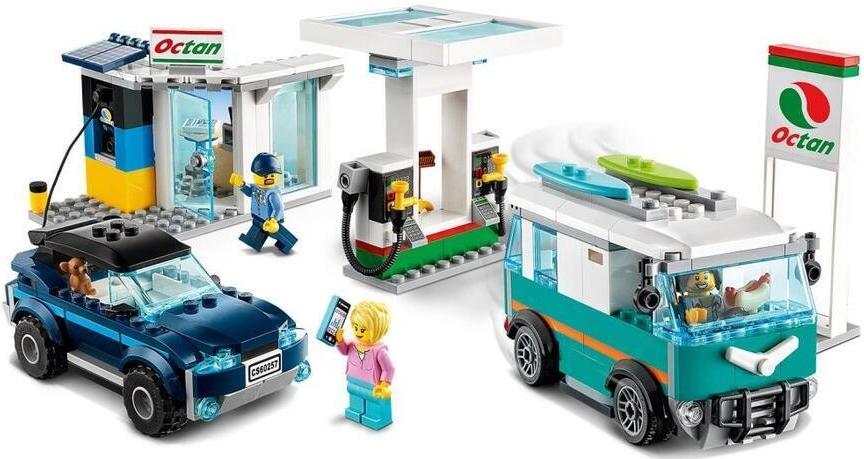 LEGO® City 60257 Benzínová stanice od 980 Kč - Heureka.cz