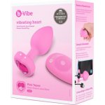 b-Vibe Vibrating Heart Plug S/M Pink – Zbozi.Blesk.cz