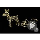 Svítící vánoční sob - světelná dekorace 140cm - Nexos Trading GmbH & Co. KG D01105