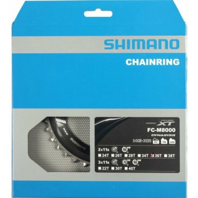 SHIMANO převodník - DEORE XT M8000 36 - černá – Hledejceny.cz