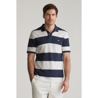 Gant BLOCK STRIPE polo evening blue – Hledejceny.cz